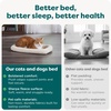 FurHaven Dog Bed for Extra Small Dogs & Cats, Bolster Crate Pad with Soft Supportive Base for Carriers & Kennels, Machine Washable, Extra Small, Sherpa Fleece, Cream(Cream)