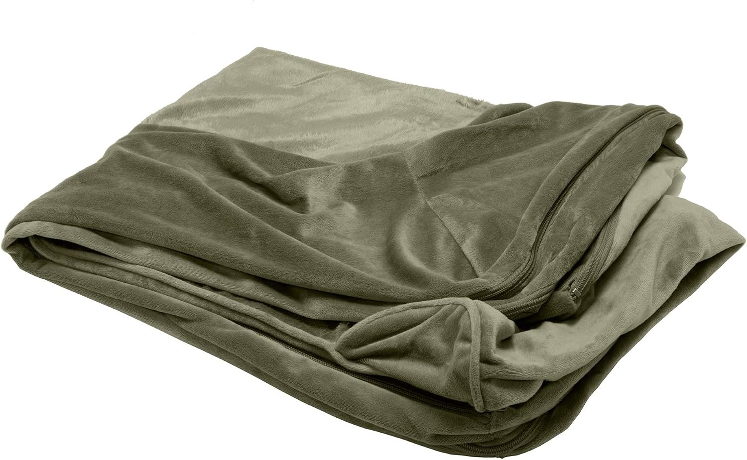 image:imageFurHaven Dog Bed Cover Replacement SofaStyle Design with Soft Breathable Fabric for Cozy Comfort Machine Washable Jumbo Plus XXL Plush amp Velvet Waves BrownstoneFaux Fur Velvet Dark Sage