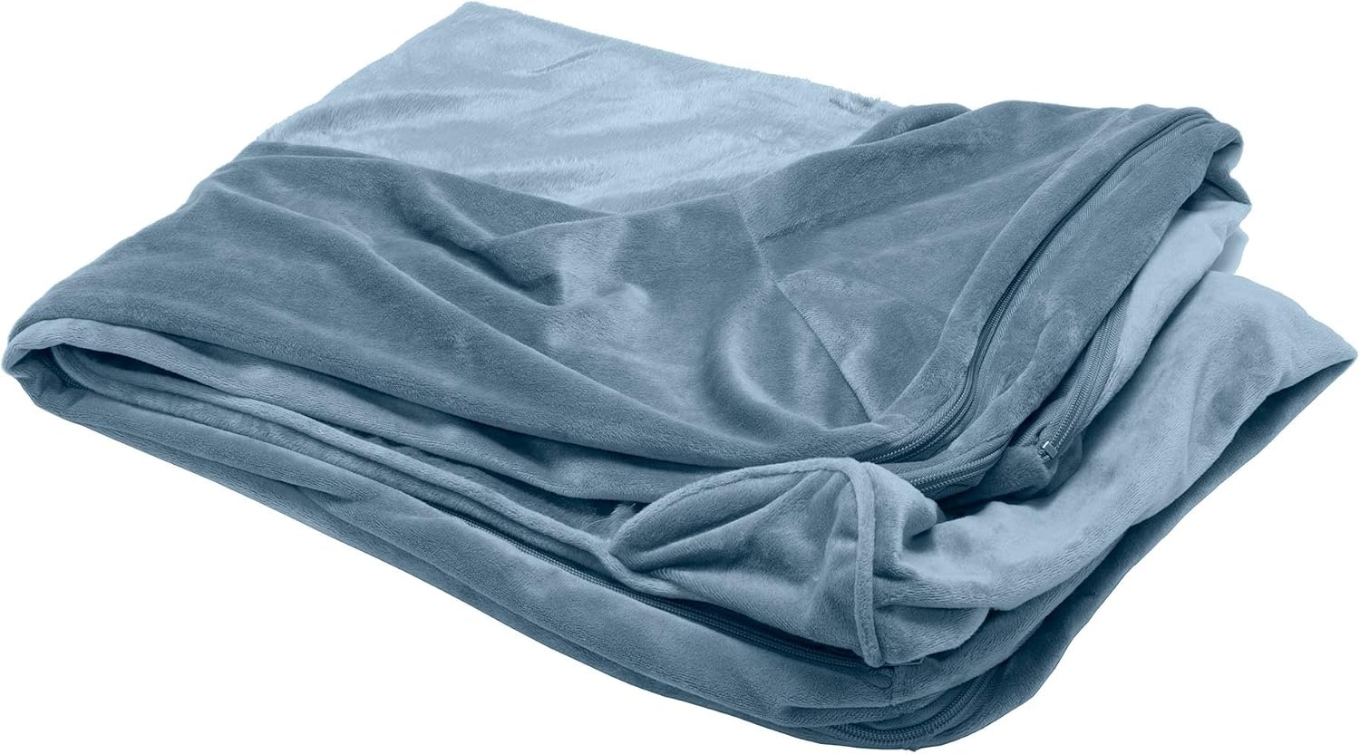 image:imageFurHaven Dog Bed Cover Replacement SofaStyle Design with Soft Breathable Fabric for Cozy Comfort Machine Washable Jumbo Plus XXL Plush amp Velvet Waves BrownstoneFaux Fur Velvet Harbor Blue