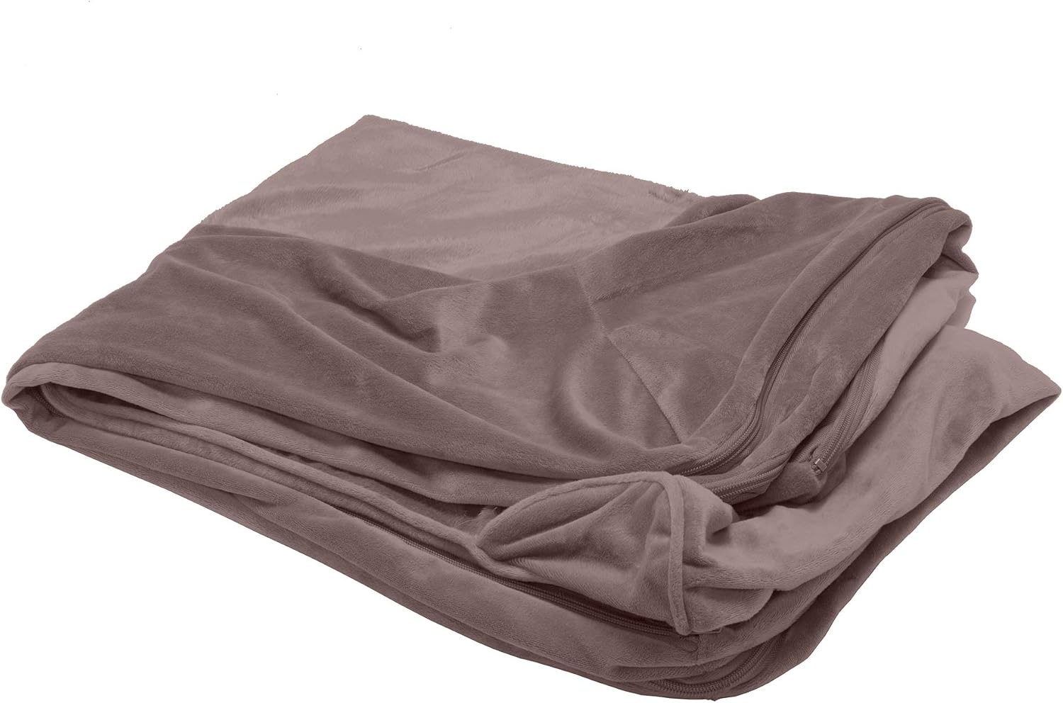 image:imageFurHaven Dog Bed Cover Replacement SofaStyle Design with Soft Breathable Fabric for Cozy Comfort Machine Washable Jumbo Plus XXL Plush amp Velvet Waves BrownstoneFaux Fur Velvet Driftwood Brown