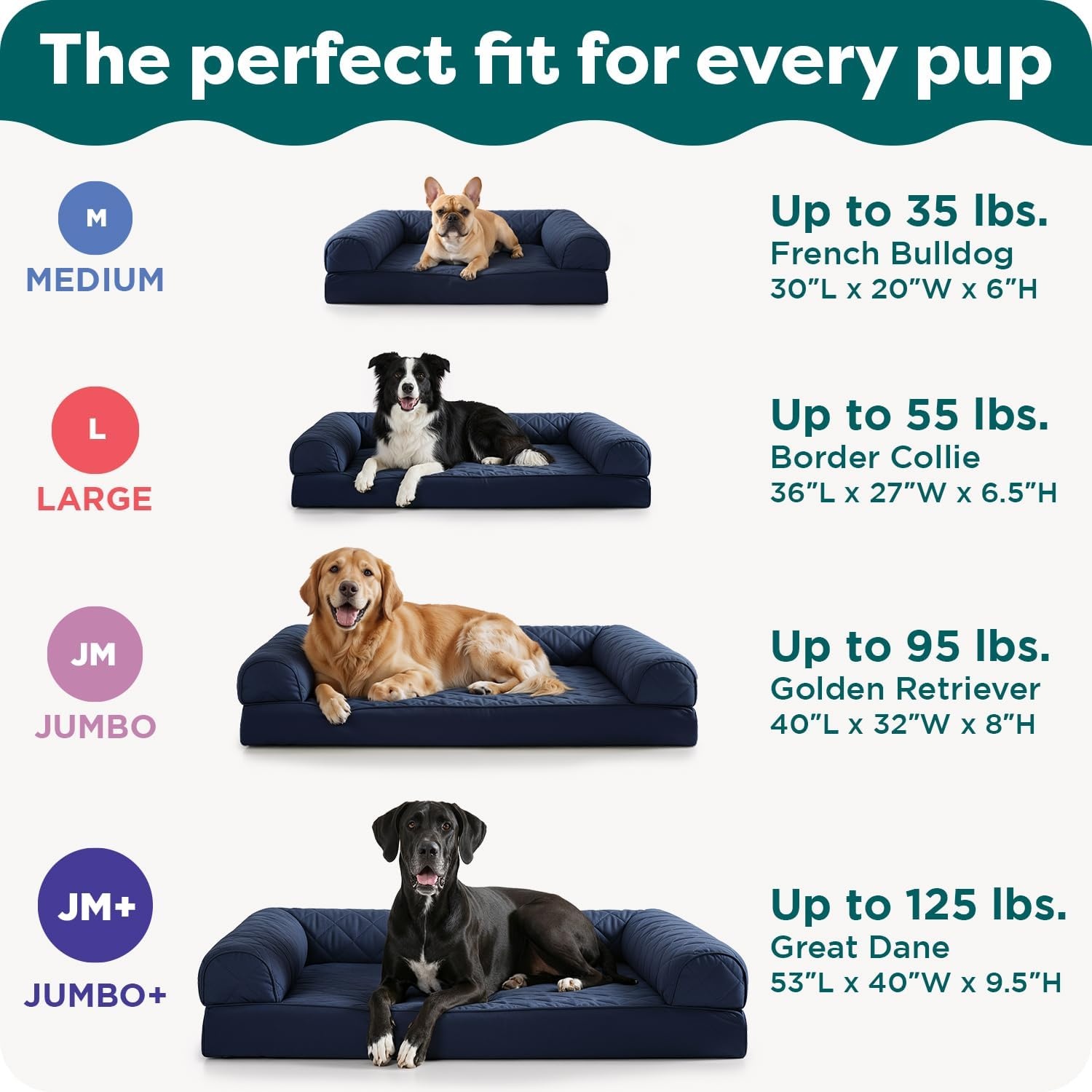 image:imageFurHaven Dog Bed Cover Replacement SofaStyle Design with Soft Breathable Fabric for Cozy Comfort Machine Washable Jumbo Plus XXL Plush amp Velvet Waves BrownstoneCeladon Green