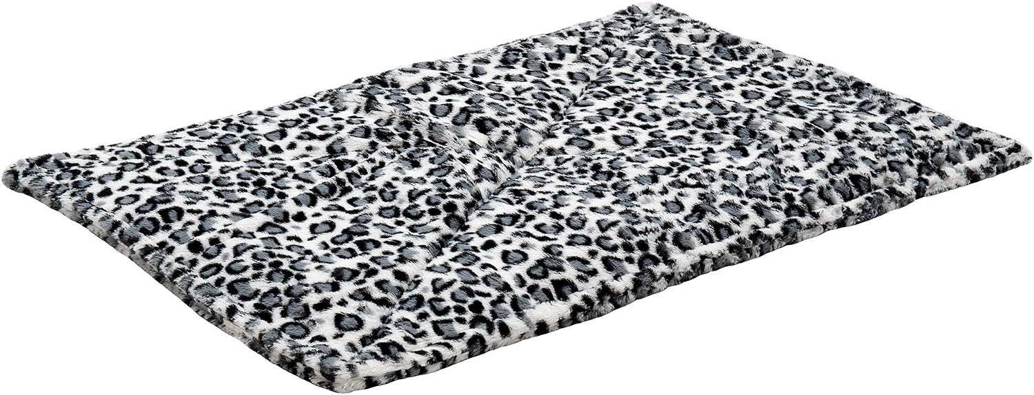 image:imageFurHaven ThermaNAP Faux Fur SelfWarming Mat Brown Leopard LargeSnow Leopard