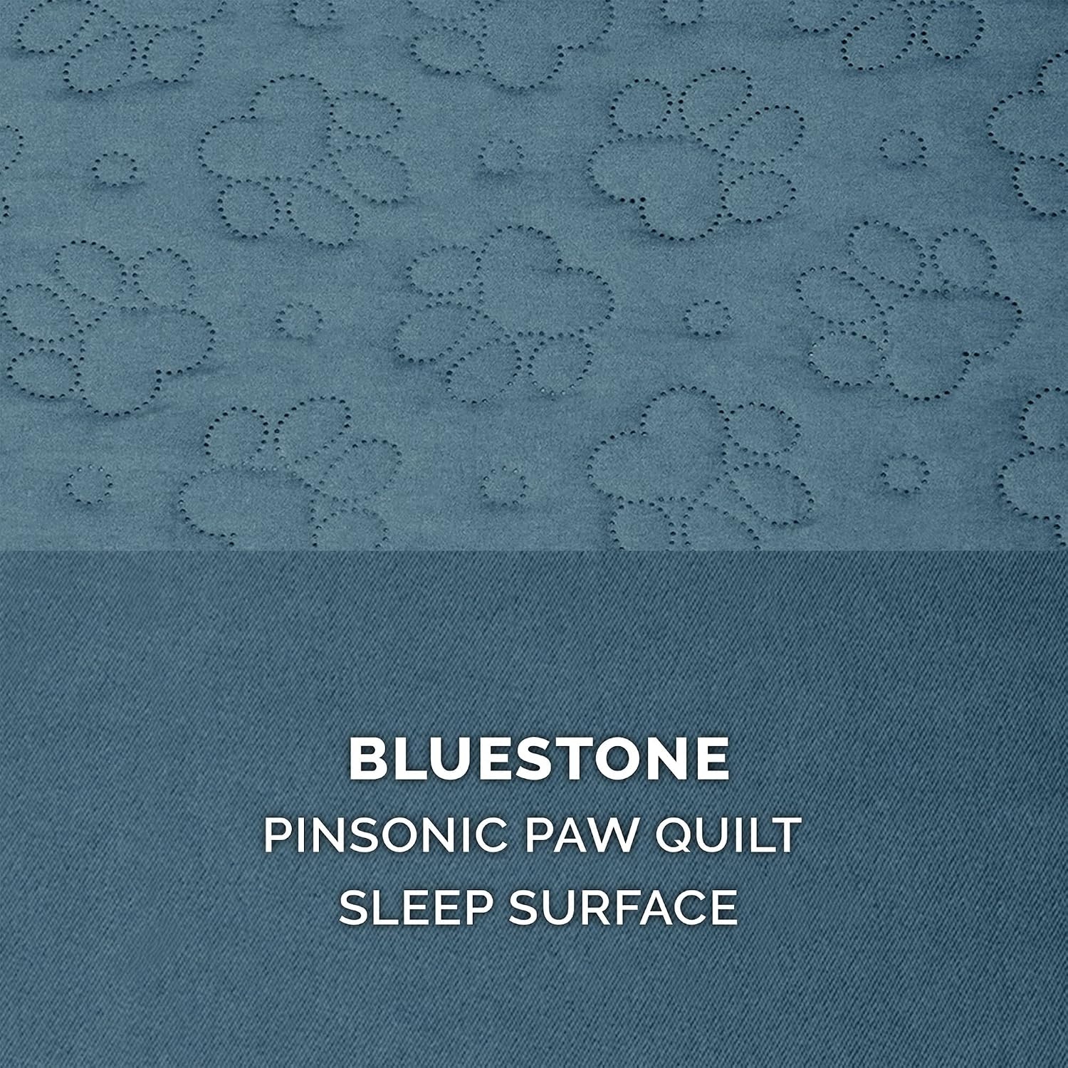 image:imageFurhaven Cooling Gel Dog Bed for Large Dogs w Removable Bolsters amp Washable Cover For Dogs Up to 125 lbs TwoTone Plush Faux Fur amp Suede L Shaped Chaise Espresso Jumbo PlusXXLQuilted Paw Bluestone