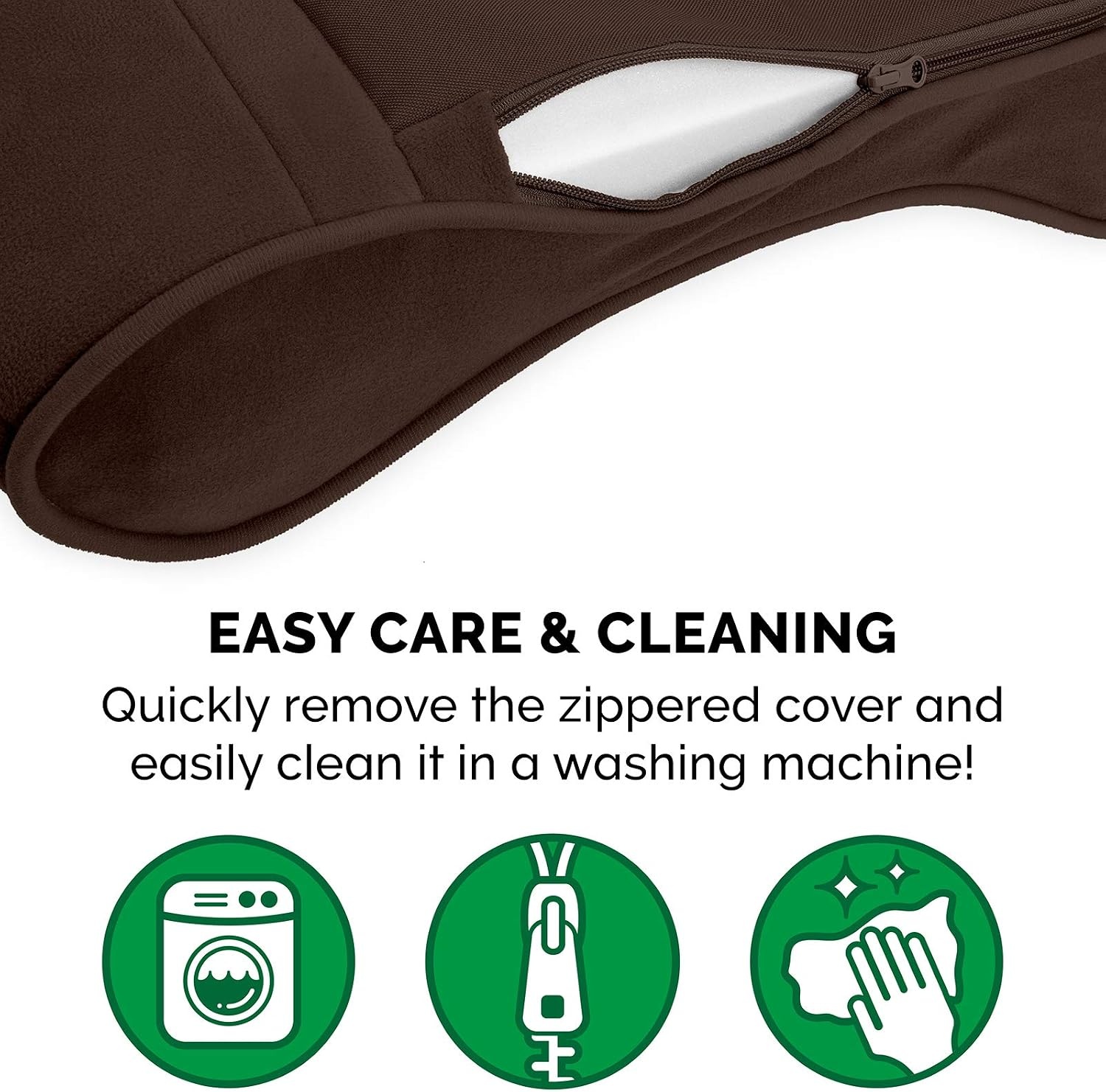 image:imageFurhaven Memory Foam Dog Bed for Large Dogs w Removable Washable Cover For Dogs Up to 75 lbs Ultra Plush Faux Fur amp Suede Luxe Lounger Contour Mattress Gray JumboXLEspresso