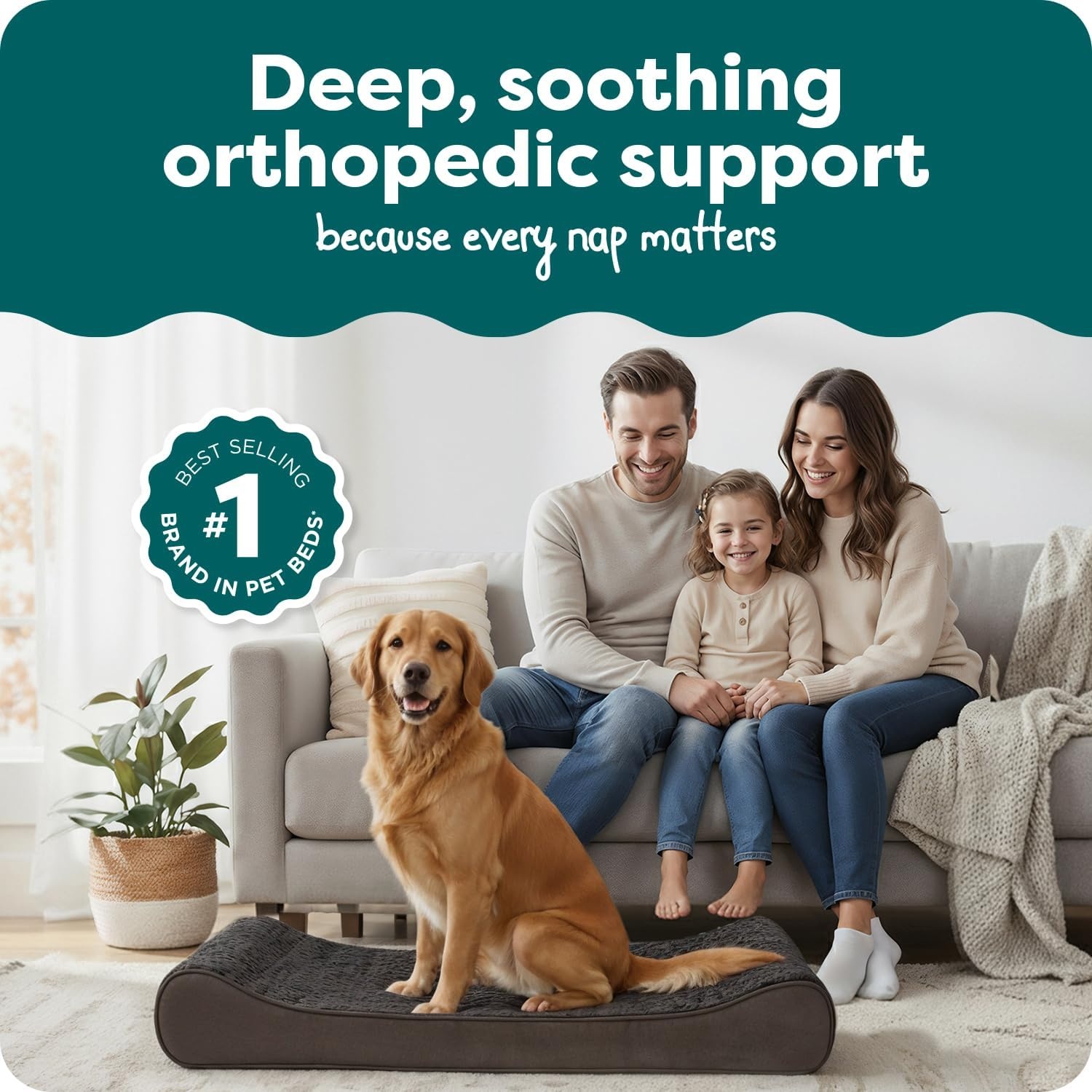 image:imageFurhaven Orthopedic Dog Bed for Large Dogs w Removable Washable Cover For Dogs Up to 150 lbs Ultra Plush Faux Fur amp Suede Luxe Lounger Contour Mattress Gray Jumbo PlusXXLChocolate