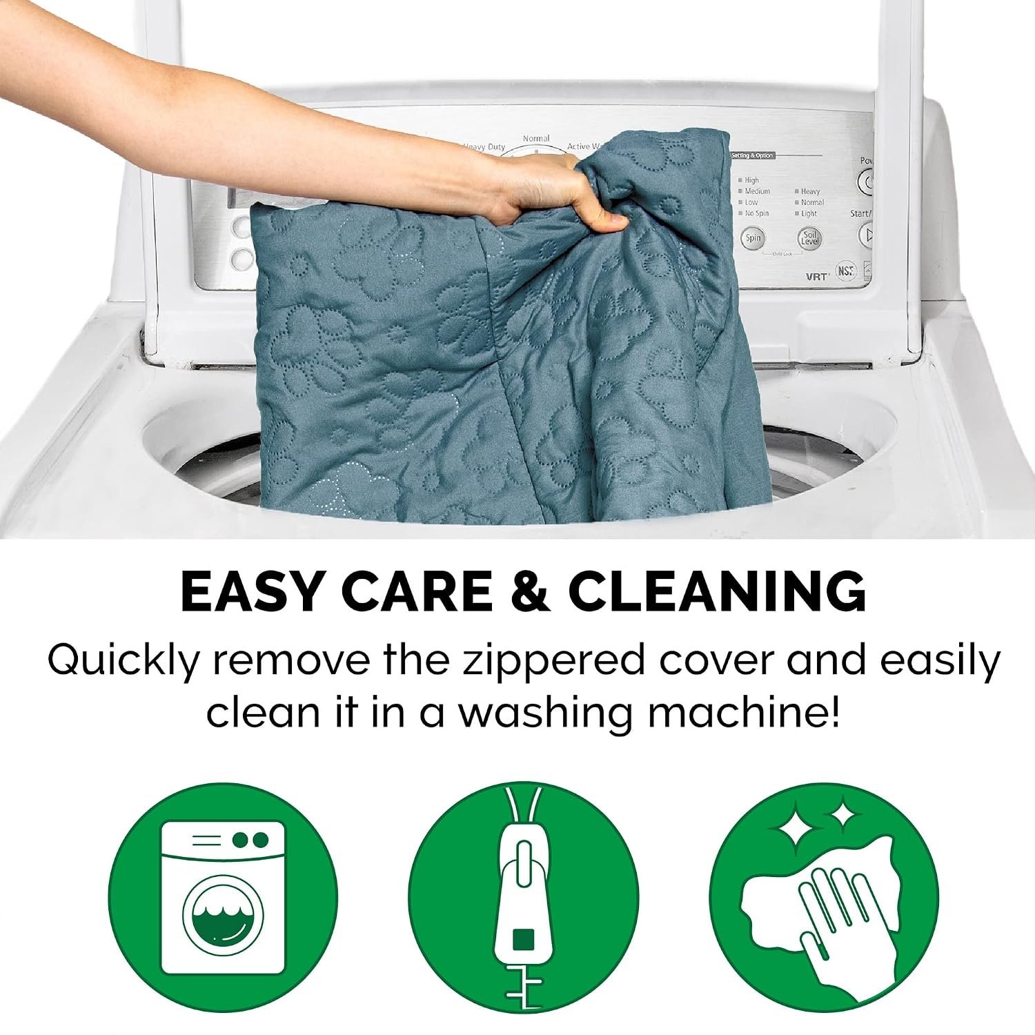 image:imageFurhaven Orthopedic Dog Bed for MediumSmall Dogs w Removable Bolsters amp Washable Cover For Dogs Up to 35 lbs TwoTone Plush Faux Fur amp Suede L Shaped Chaise Dark Sage MediumBluestone