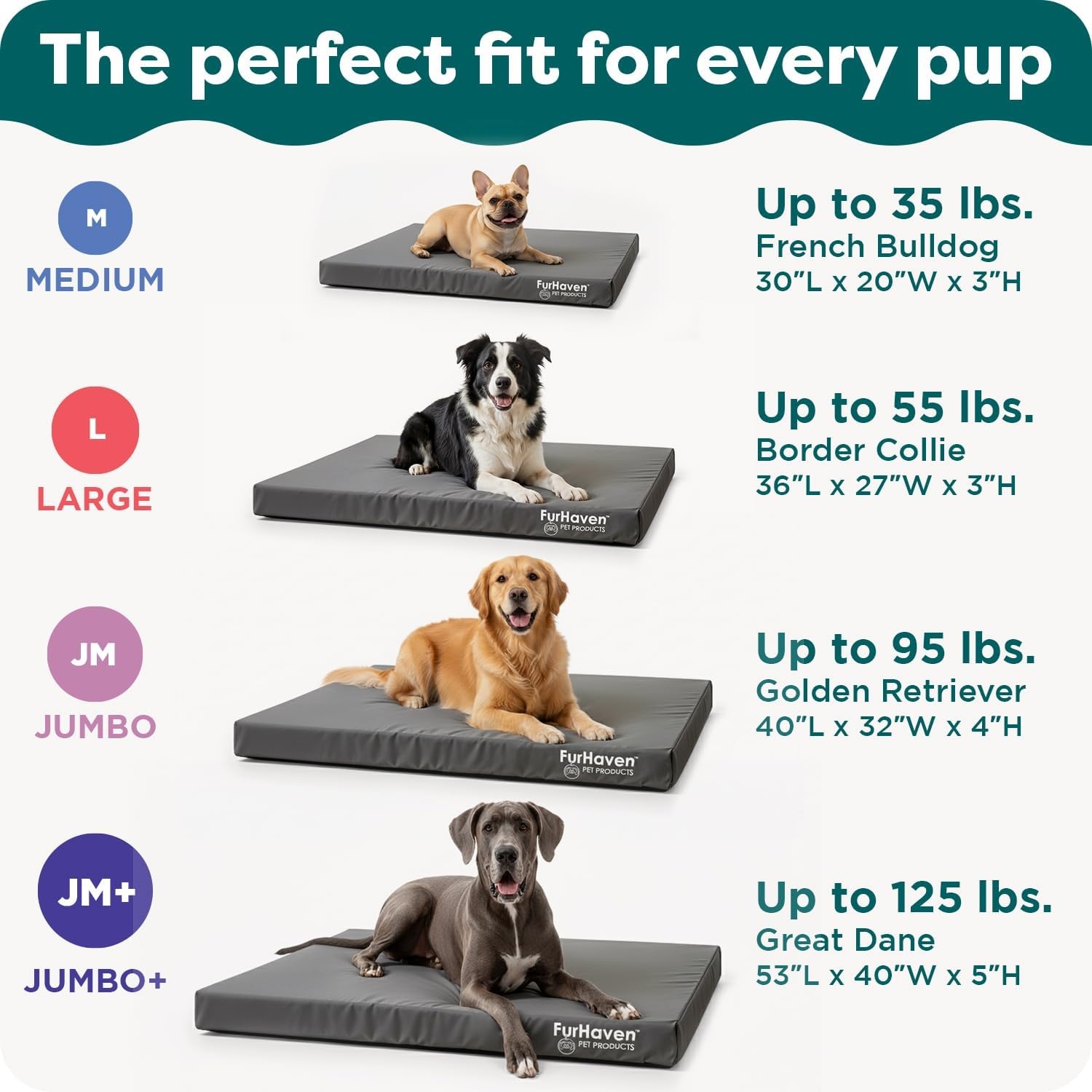 image:imageFurhaven Replacement Dog Bed Cover Quilted SofaStyle Machine Washable Iron Gray Jumbo XLargeIron Gray