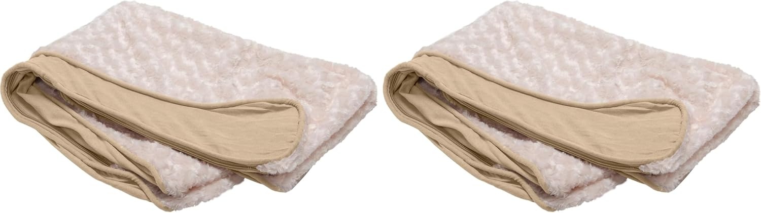 image:imageFurhaven Replacement Dog Bed Cover Ultra Plush Faux Fur amp Suede Contour Luxe Lounger Machine Washable Chocolate LargeUltra Plush Cream