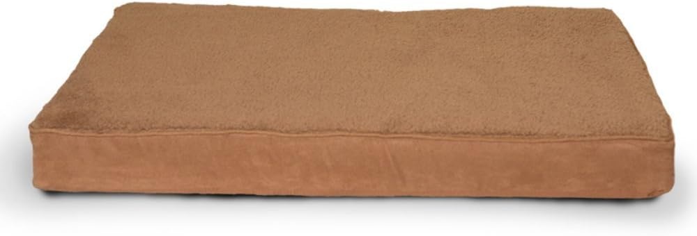 image:imageFurhaven Replacement Dog Bed Cover WaterResistant IndoorOutdoor Logo Print Oxford Polycanvas Mattress Washable Deep Lagoon Jumbo XLargeTerry Suede Camel