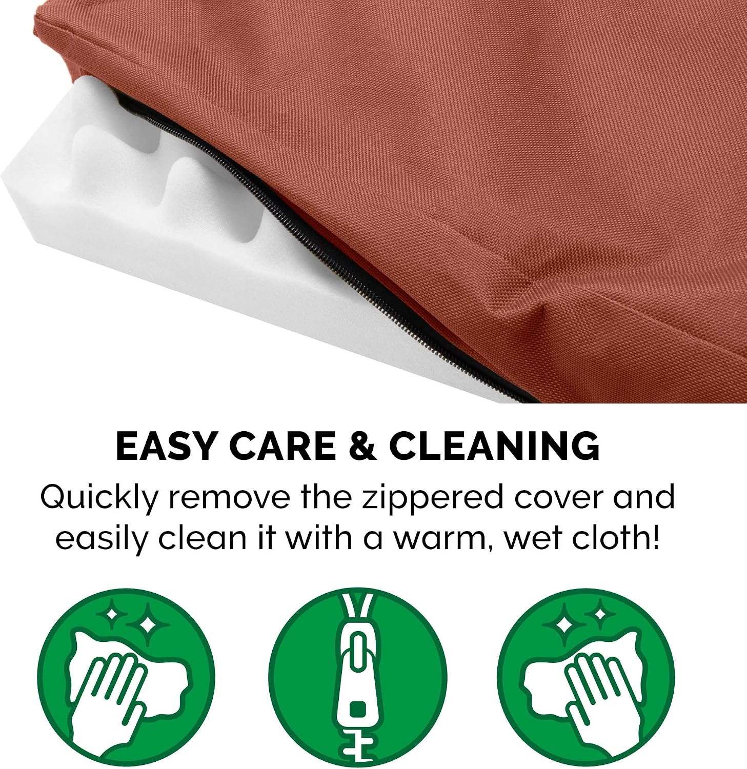 image:imageFurhaven WaterResistant Orthopedic Dog Bed for Large Dogs w Removable Washable Cover For Dogs Up to 95 lbs IndoorOutdoor Logo Print Oxford Polycanvas Mattress Stone Gray JumboXLWaterResistant Logo Print Chestnut