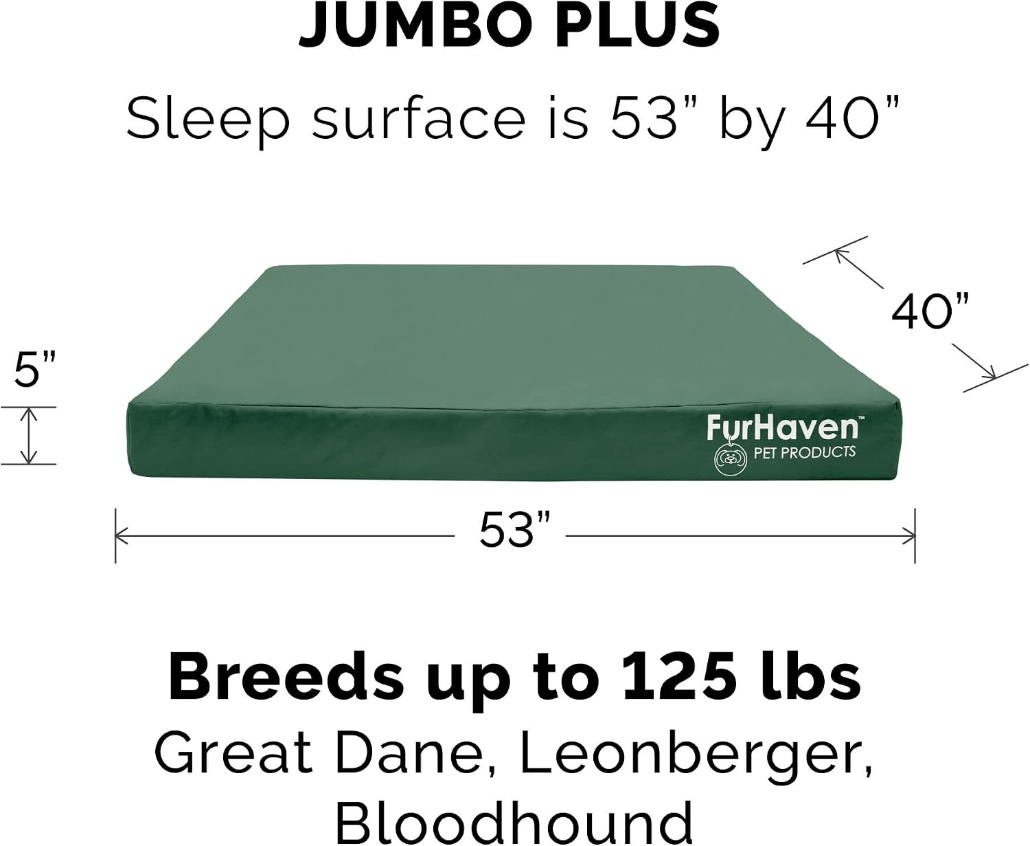 image:imageFurhaven WaterResistant Orthopedic Dog Bed for Large Dogs w Removable Washable Cover For Dogs Up to 95 lbs IndoorOutdoor Logo Print Oxford Polycanvas Mattress Stone Gray JumboXLWaterResistant Logo Print Forest