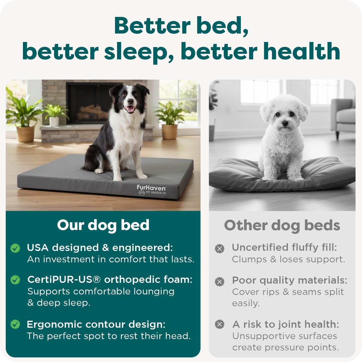 image:imageFurhaven WaterResistant Orthopedic Dog Bed for Large Dogs w Removable Washable Cover For Dogs Up to 95 lbs IndoorOutdoor Logo Print Oxford Polycanvas Mattress Stone Gray JumboXLWaterResistant Logo Print Forest