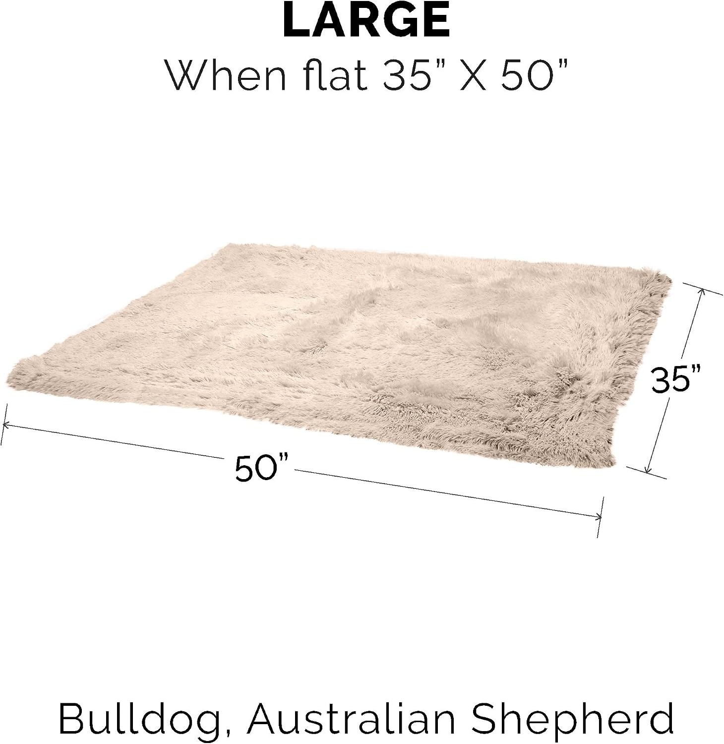 image:imageFurhaven Waterproof Throw Blanket for Dogs amp Indoor Cats Reversible Protective Pet Blanket Extra Large Long Faux Fur amp Velvet DriftwoodTaupe