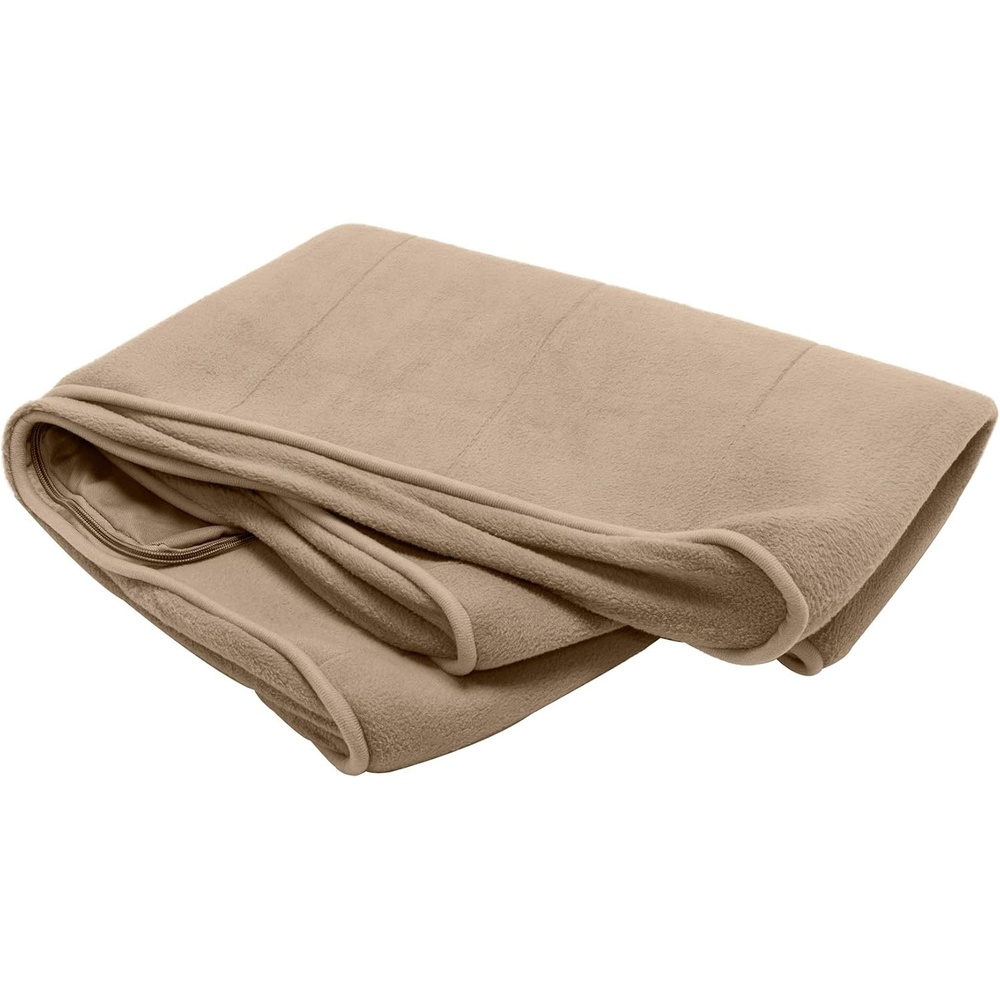 image:imageFurhaven Replacement Dog Bed Cover Ultra Plush Faux Fur amp Suede Contour Luxe Lounger Machine Washable  Chocolate LargeMicrovelvet Clay