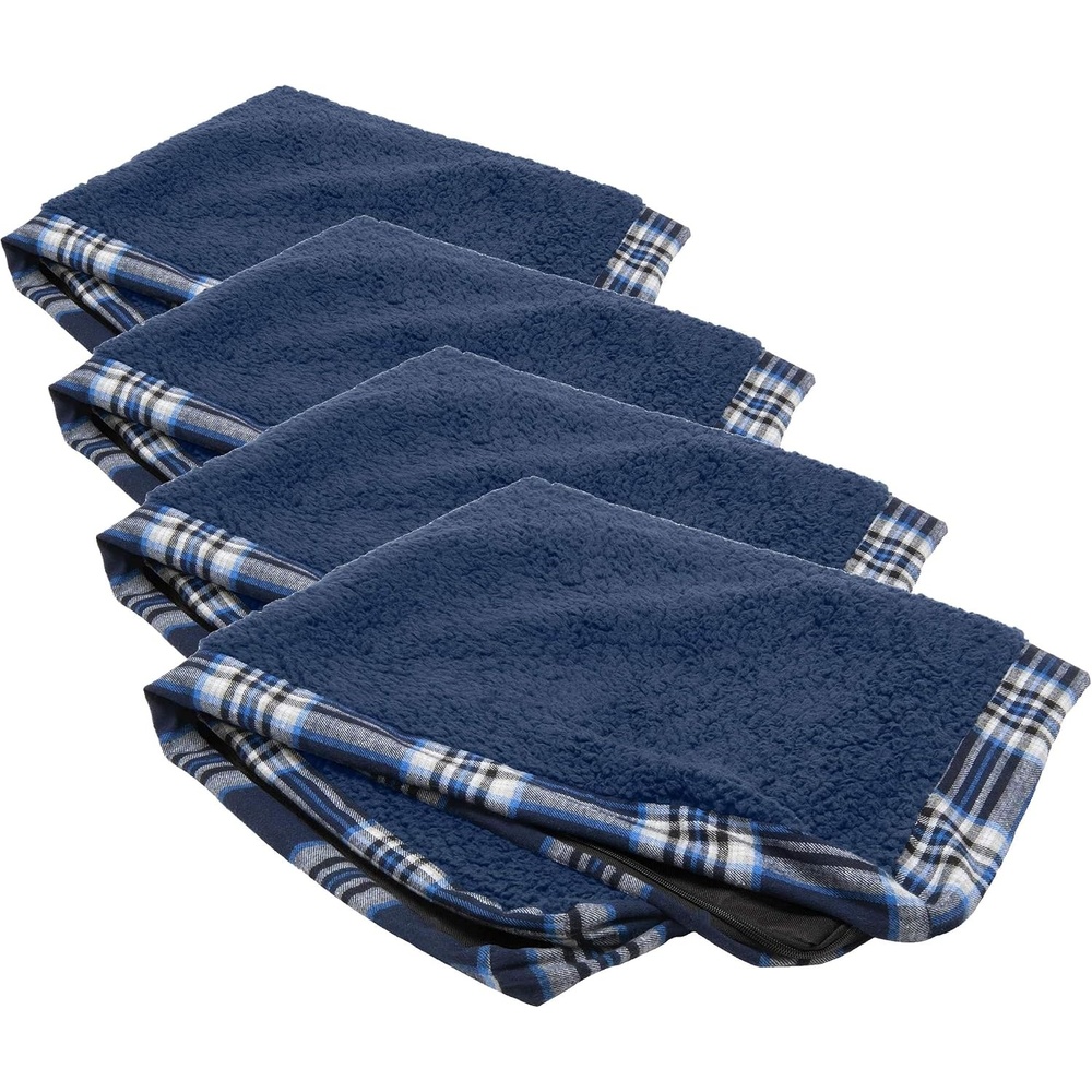 image:imageFurhaven Replacement Dog Bed Cover WaterResistant IndoorOutdoor Logo Print Oxford Polycanvas Mattress Washable Deep Lagoon Jumbo XLarge