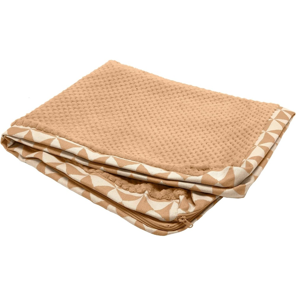 image:imageFurhaven Replacement Dog Bed Cover WaterResistant IndoorOutdoor Logo Print Oxford Polycanvas Mattress Washable Deep Lagoon Jumbo XLargePlush Kilim Pyramid Latte