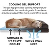 FurHaven Orthopedic Dog Bed for Large Dogs, Sofa-Style with Cool Gel-Top Foam with a Solid Orthopedic Foam Base for Joint Support, Removable Washable Cover, Jumbo XL, Plush & Suede, Gray(Coffee)
