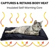FurHaven ThermaNAP Faux Fur Self-Warming Mat, Brown Leopard, Large(블랙.)