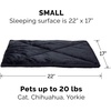 FurHaven ThermaNAP Faux Fur Self-Warming Mat, Brown Leopard, Large(블랙.)