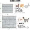 Furhaven Cat Bed for Indoor Cats, Washable w/ Removable Bolsters, For Pets Up to 18 lbs – Plush & Diamond Print Cuddle Loaf Mat – Gray, Large