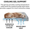 Furhaven Cooling Gel Dog Bed for Large Dogs w/ Removable Bolsters & Washable Cover, For Dogs Up to 125 lbs – Two-Tone Plush Faux Fur & Suede L Shaped Chaise – Espresso, Jumbo Plus/XXL((Plush & Almond Print) Gray Almonds)