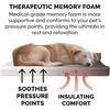 Furhaven Memory Foam Dog Bed for Large Dogs w/ Removable Bolsters & Washable Cover, For Dogs Up to 95 lbs – Two-Tone Plush Faux Fur & Suede L Shaped Chaise – Stone Gray, Jumbo/XL((Two-Tone Faux Fur & Suede) Stone Gray)