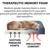 Furhaven Memory Foam Dog Bed for Large Dogs w/ Removable Bolsters & Washable Cover, For Dogs Up to 95 lbs – Two-Tone Plush Faux Fur & Suede L Shaped Chaise – Stone Gray, Jumbo/XL((Two-Tone Faux Fur & Suede) Dark Sage)
