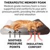 Furhaven Memory Foam Dog Bed for Large Dogs w/ Removable Washable Cover, For Dogs Up to 75 lbs – Ultra Plush Faux Fur & Suede Luxe Lounger Contour Mattress – Gray, Jumbo/XL(Microvelvet (Espresso))