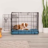 Furhaven Orthopedic Dog Bed – Classic Cushion with Plush Tufted Top, Supportive Foam Mattress, Removable Washable Cover, Joint Relief – Gray, Large(Lagoon)