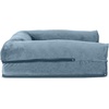 Furhaven Orthopedic Dog Bed for Large Dogs w/ Removable Bolsters & Washable Cover, For Dogs Up to 95 lbs – Quilted Sofa – Navy (Blue), Jumbo/XL(Harbor Blue)