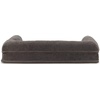 Furhaven Orthopedic Dog Bed for Large/Medium Dogs w/ Removable Bolsters & Washable Cover, For Dogs Up to 55 lbs – Plush & Suede Sofa – Gray, Large(Coffee)