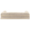 Furhaven Orthopedic Dog Bed for Large/Medium Dogs w/ Removable Bolsters & Washable Cover, For Dogs Up to 55 lbs – Plush & Suede Sofa – Gray, Large(Cream)