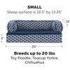 Furhaven Replacement Dog Bed Cover Comfy Couch Plush & Décor Sofa-Style, Machine Washable – Diamond Brown, Large(Diamond Blue)
