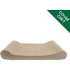 Furhaven Replacement Dog Bed Cover Ultra Plush Faux Fur & Suede Contour Luxe Lounger, Machine Washable – Chocolate, Large(Microvelvet (Clay))