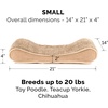 Furhaven Replacement Dog Bed Cover Ultra Plush Faux Fur & Suede Contour Luxe Lounger, Machine Washable – Chocolate, Large(Minky Plush & Velvet (Camel))
