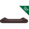 Furhaven Replacement Dog Bed Cover Ultra Plush Faux Fur & Suede Contour Luxe Lounger, Machine Washable – Chocolate, Large(Minky Plush & Velvet (Espresso))