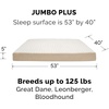 Furhaven Replacement Dog Bed Cover Water-Resistant Indoor/Outdoor Logo Print Oxford Polycanvas Mattress, Washable – Deep Lagoon, Jumbo (X-Large)(Cream)