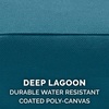 Furhaven Replacement Dog Bed Cover Water-Resistant Indoor/Outdoor Logo Print Oxford Polycanvas Mattress, Washable – Deep Lagoon, Jumbo (X-Large)(Deep Lagoon)