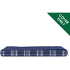 Furhaven Replacement Dog Bed Cover Water-Resistant Indoor/Outdoor Logo Print Oxford Polycanvas Mattress, Washable – Deep Lagoon, Jumbo (X-Large)(Sherpa & Plaid Flannel (Midnight Blue))