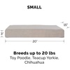 Furhaven Replacement Dog Bed Cover Water-Resistant Indoor/Outdoor Logo Print Oxford Polycanvas Mattress, Washable – Deep Lagoon, Jumbo (X-Large)(Sherpa & Suede (Clay))