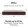 Furhaven Replacement Dog Bed Cover Water-Resistant Indoor/Outdoor Logo Print Oxford Polycanvas Mattress, Washable – Deep Lagoon, Jumbo (X-Large)(Sherpa & Suede (Espresso))