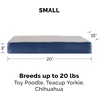 Furhaven Replacement Dog Bed Cover Water-Resistant Indoor/Outdoor Logo Print Oxford Polycanvas Mattress, Washable – Deep Lagoon, Jumbo (X-Large)(Sherpa & Suede (Navy))