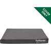 Furhaven Replacement Dog Bed Cover Water-Resistant Indoor/Outdoor Logo Print Oxford Polycanvas Mattress, Washable – Deep Lagoon, Jumbo (X-Large)(Stone Gray)