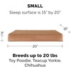 Furhaven Replacement Dog Bed Cover Water-Resistant Indoor/Outdoor Logo Print Oxford Polycanvas Mattress, Washable – Deep Lagoon, Jumbo (X-Large)(Terry & Suede (Camel))