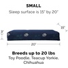 Furhaven Replacement Dog Bed Cover Water-Resistant Indoor/Outdoor Logo Print Oxford Polycanvas Mattress, Washable – Deep Lagoon, Jumbo (X-Large)(Water-Resistant Garden Print (Lapis Blue))