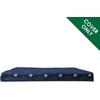 Furhaven Replacement Dog Bed Cover Water-Resistant Indoor/Outdoor Logo Print Oxford Polycanvas Mattress, Washable – Deep Lagoon, Jumbo (X-Large)(Water-Resistant Garden Print (Lapis Blue))