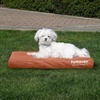 Furhaven Water-Resistant Orthopedic Dog Bed for Large Dogs w/ Removable Washable Cover, For Dogs Up to 95 lbs – Indoor/Outdoor Logo Print Oxford Polycanvas Mattress – Stone Gray, Jumbo/XL(Water-Resistant Logo Print (Chestnut))