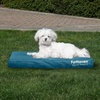 Furhaven Water-Resistant Orthopedic Dog Bed for Large Dogs w/ Removable Washable Cover, For Dogs Up to 95 lbs – Indoor/Outdoor Logo Print Oxford Polycanvas Mattress – Stone Gray, Jumbo/XL(Water-Resistant Logo Print (Deep Lagoon))