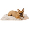 Furhaven Waterproof Throw Blanket for Dogs & Indoor Cats, Washable – Shaggy Plush Calming Long Faux Fur & Velvet Dog Blanket – Driftwood, Small((Long Faux Fur) Taupe)