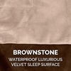Furhaven Waterproof Throw Blanket for Dogs & Indoor Cats, Washable – Two-Tone Luxe Velvet Dog Blanket – Celadon Green, Medium(Brownstone)